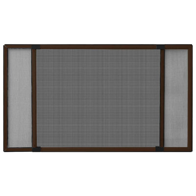 Vidaxl raamhor uitschuifbaar (100-193)x75 cm bruin