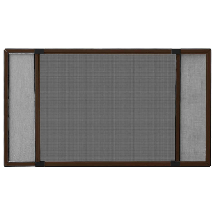 Vidaxl raamhor uitschuifbaar (100-193)x75 cm bruin