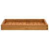 Vidaxl dienblad 60x35 cm massief teakhout