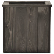 VidaXL Plantenbak verhoogd 38x41x40 cm massief grenenhout donkergrijs - afbeelding 2