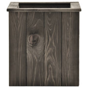 VidaXL Plantenbak verhoogd 38x41x40 cm massief grenenhout donkergrijs - afbeelding 3