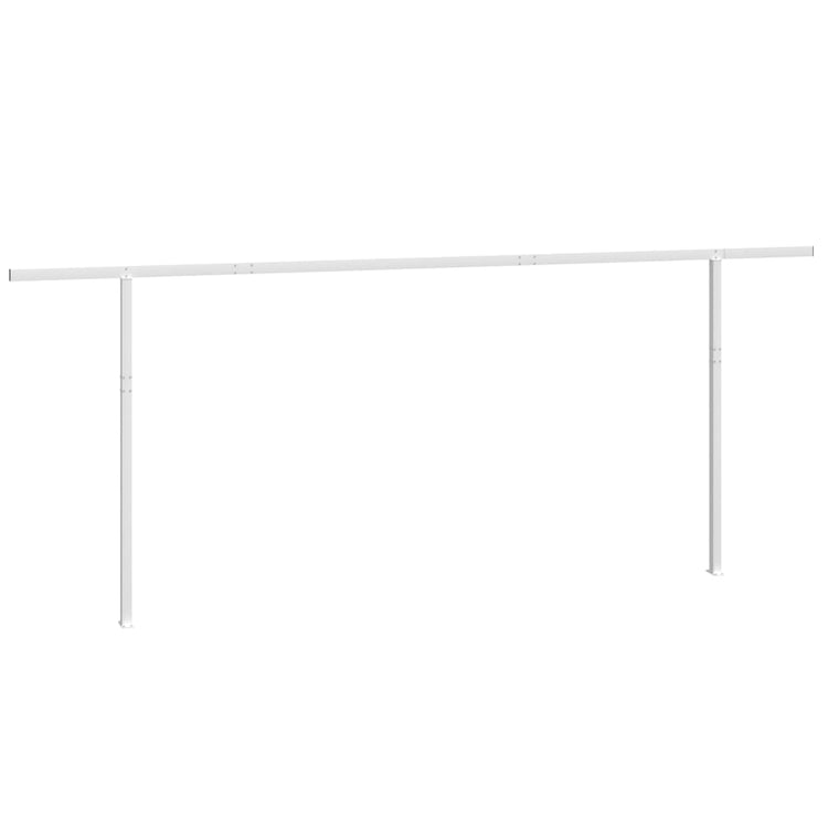 VidaXL Luifelpaalset 600x245 cm ijzer wit
