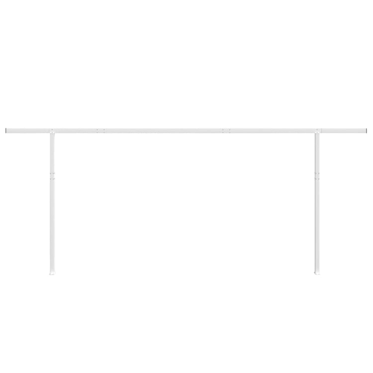VidaXL Luifelpaalset 600x245 cm ijzer wit