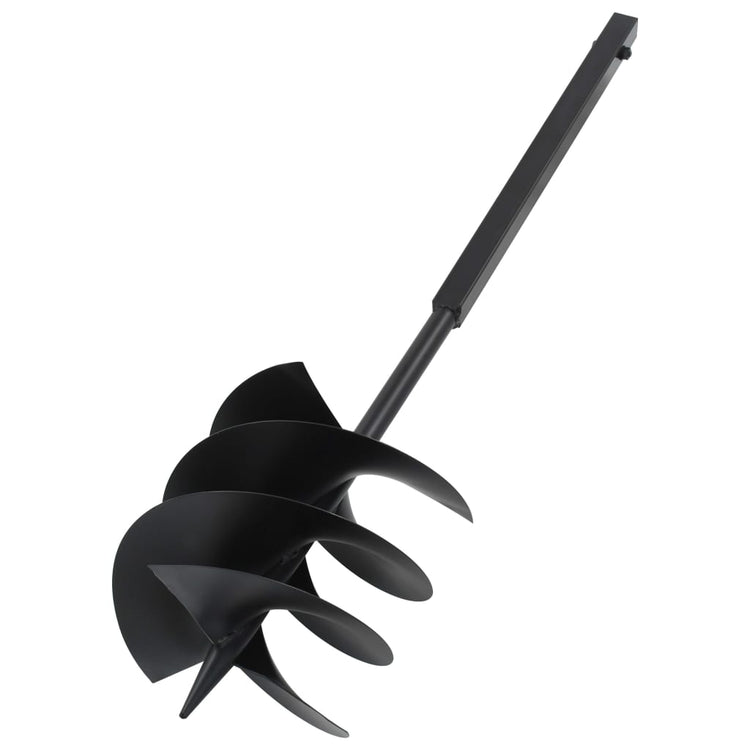 Vidaxl grondboor met handvat 250 mm met verlengbuis 4 m staal