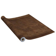 Vidaxl deurfolies zelfklevend 4 st 210x90 cm pvc donkereikenkleurig - afbeelding 3