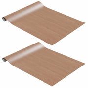 Vidaxl meubelfolies zelfklevend 2 st 500x90 cm pvc lichteikenkleurig - afbeelding 2