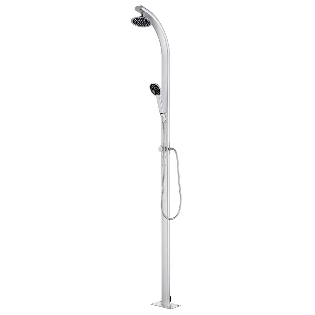 Vidaxl buitendouche 215 cm aluminium