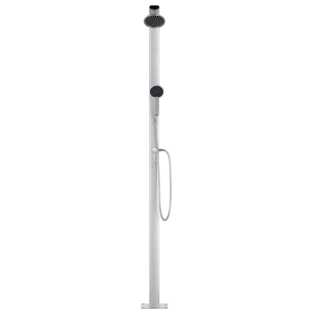 Vidaxl buitendouche 215 cm aluminium