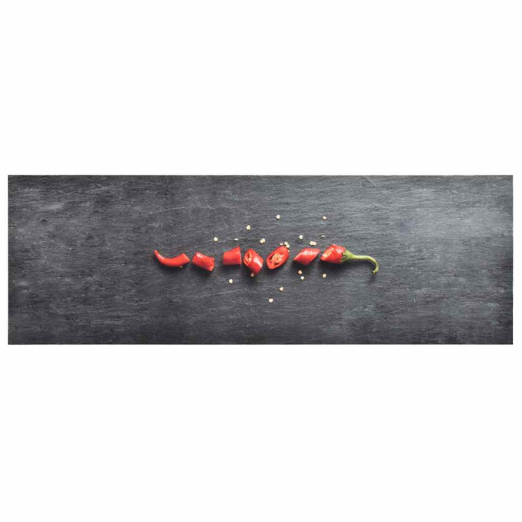 Vidaxl keukenmat wasbaar pepper 45x150 cm
