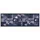 Vidaxl keukenmat wasbaar coffee 60x180 cm blauw