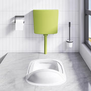 Vidaxl toiletstortbak met watertoevoer onderin 3 6 l olijfgroen - afbeelding 3