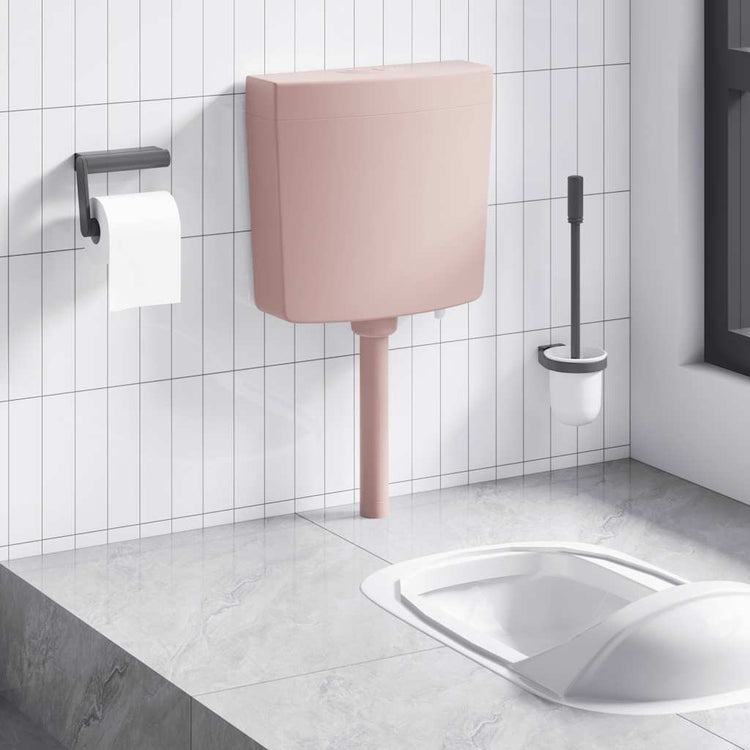 Vidaxl toiletstortbak met watertoevoer onderin 3 6 l zalmkleurig