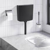 Vidaxl toiletstortbak met watertoevoer onderin 3 6 l zwart