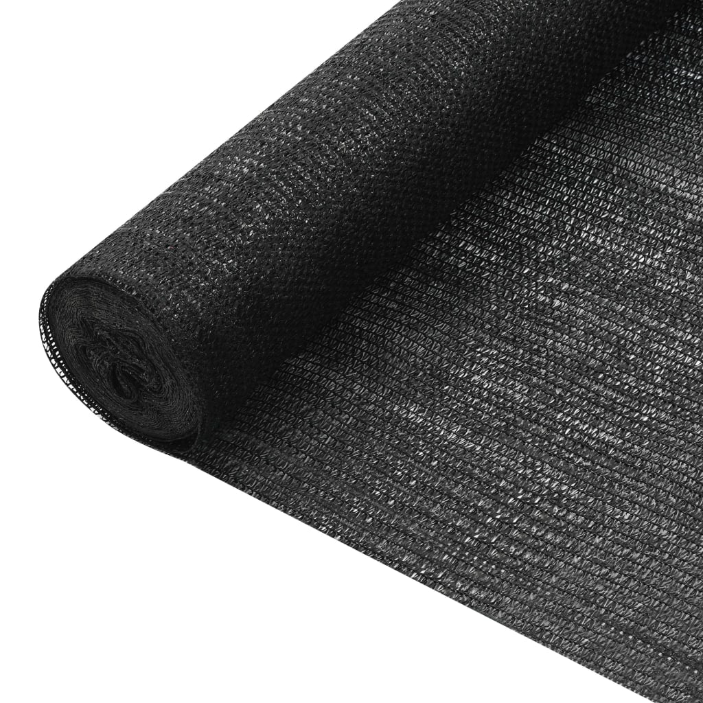 Vidaxl privacynet 75 g m² 1,8x25 m hdpe zwart