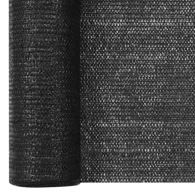 Vidaxl privacynet 75 g m² 1,8x50 m hdpe zwart