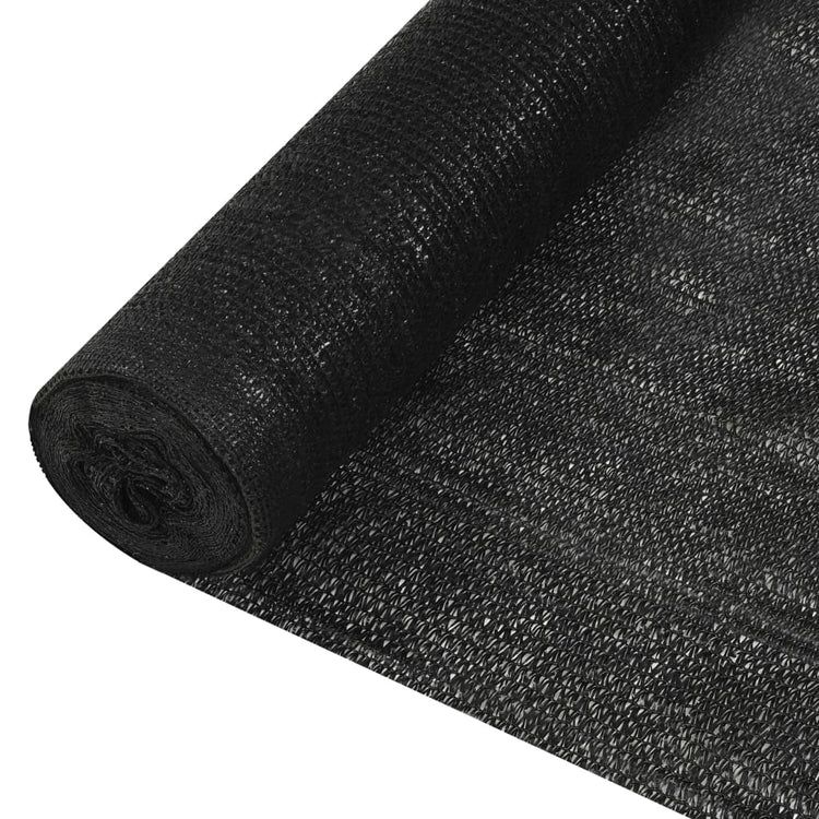 Vidaxl privacynet 195 g m² 1,2x25 m hdpe zwart