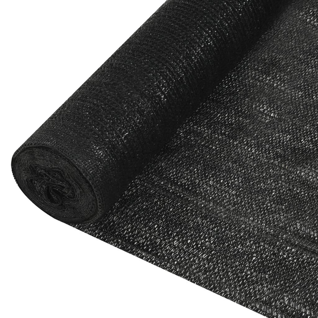 Vidaxl privacynet 195 g m² 2x25 m hdpe zwart