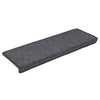 Vidaxl trapmatten 15 st 65x21x4 cm donkergrijs rechthoekige rand