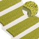 Vidaxl trapmatten 15 st 65x21x4 cm groen rechthoekige rand