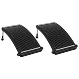 Vidaxl zwembadverwarmingspaneel solar 2 st gebogen 110x65 cm - afbeelding 2