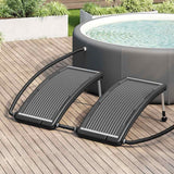 Vidaxl zwembadverwarmingspaneel solar 2 st gebogen 110x65 cm - afbeelding 1