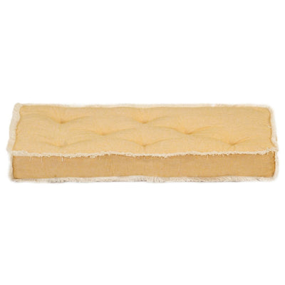 Vidaxl bankkussen pallet 73x40x7 cm geel
