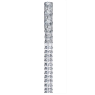 Vidaxl hek 50x1,25 m gegalvaniseerd staal zilverkleurig