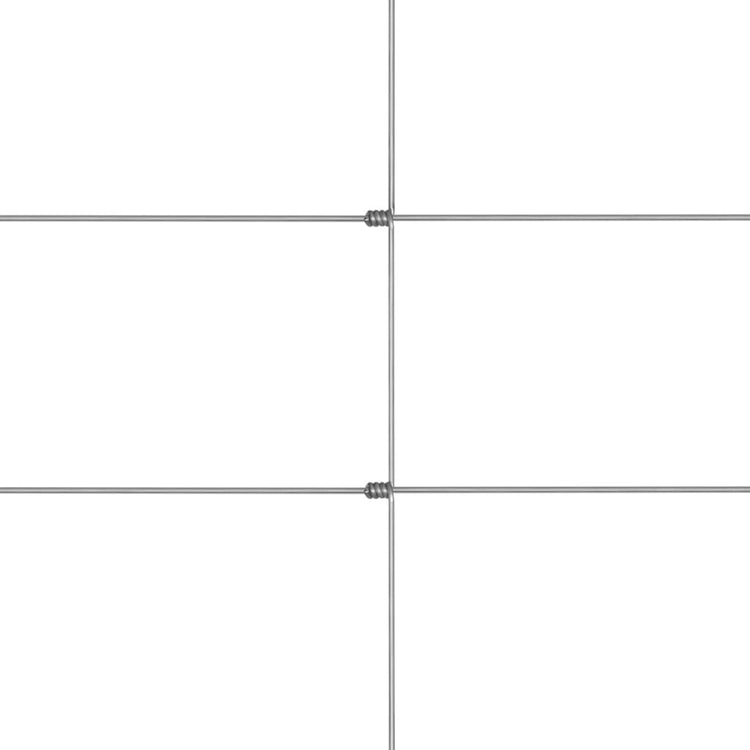 Vidaxl hek 50x1,5 m gegalvaniseerd staal zilverkleurig
