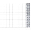 Vidaxl tuinhek 50x1 m gegalvaniseerd staal zilverkleurig