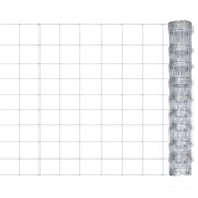 Vidaxl tuinhek 50x1 m gegalvaniseerd staal zilverkleurig - afbeelding 1