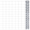 Vidaxl tuinhek 50x1,25 m gegalvaniseerd staal zilverkleurig