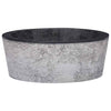 Vidaxl gootsteen ø40x15 cm marmer zwart