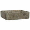 Vidaxl gootsteen 40x40x10 cm marmer grijs