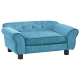 Vidaxl hondenbank 72x45x30 cm pluche turquoise - afbeelding 2