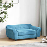 Vidaxl hondenbank 72x45x30 cm pluche turquoise - afbeelding 3