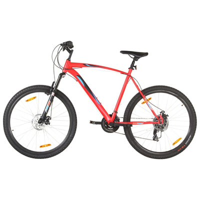 VidaXL Mountainbike 21 versnellingen 29 inch wielen 53 cm frame rood
