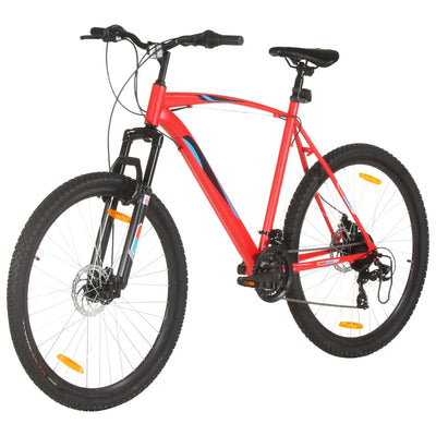 VidaXL Mountainbike 21 versnellingen 29 inch wielen 53 cm frame rood