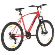 Vidaxl mountainbike 21 versnellingen 29 inch wielen 53 cm frame rood - afbeelding 3