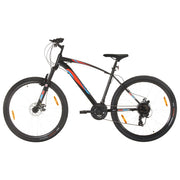 VidaXL Mountainbike 21 versnellingen 29 inch wielen 48 cm frame zwart - afbeelding 1