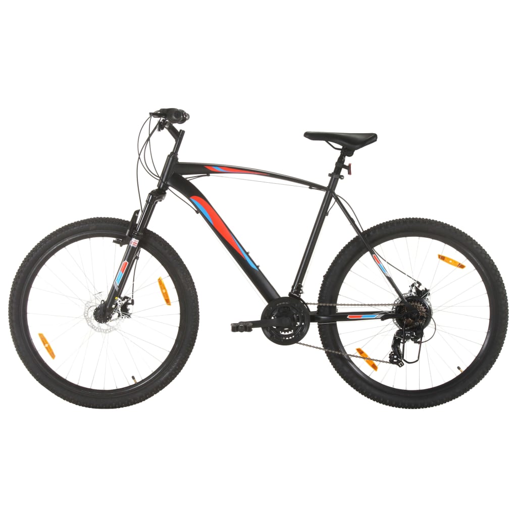 VidaXL Mountainbike 21 versnellingen 29 inch wielen 53 cm frame zwart