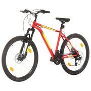 VidaXL Mountainbike 21 versnellingen 27,5 inch wielen 50 cm frame rood - afbeelding 2