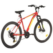 VidaXL Mountainbike 21 versnellingen 27,5 inch wielen 50 cm frame rood - afbeelding 3