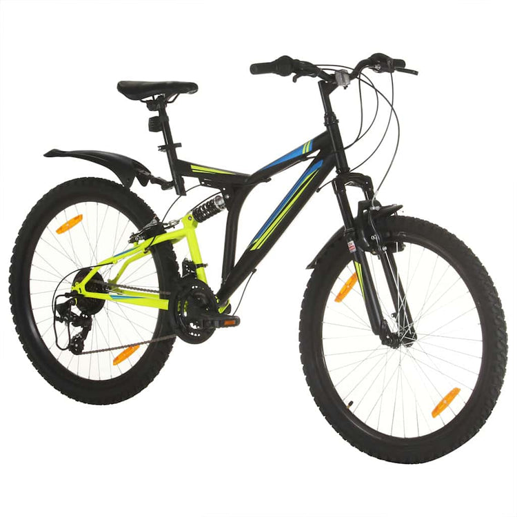 Vidaxl mountainbike 21 versnellingen 26 inch wielen 49 cm zwart
