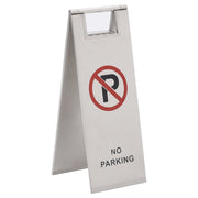 Vidaxl waarschuwingsbord niet parkeren inklapbaar roestvrij staal - afbeelding 1