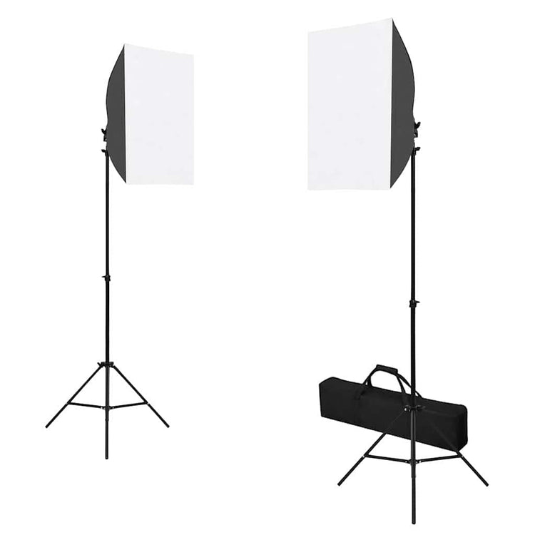 Vidaxl fotostudioset met softboxlampen, achtergrond en reflector