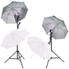 Vidaxl fotostudioset met softboxlampen paraplu's achtergrond reflector