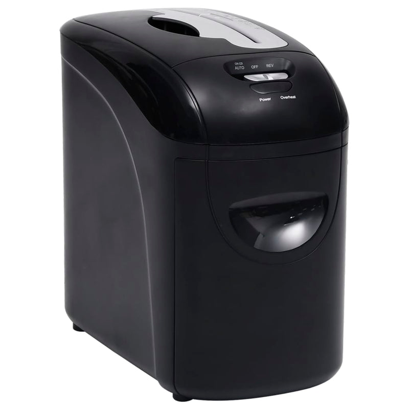 Vidaxl papierversnipperaar 10 pagina's microcut zwart