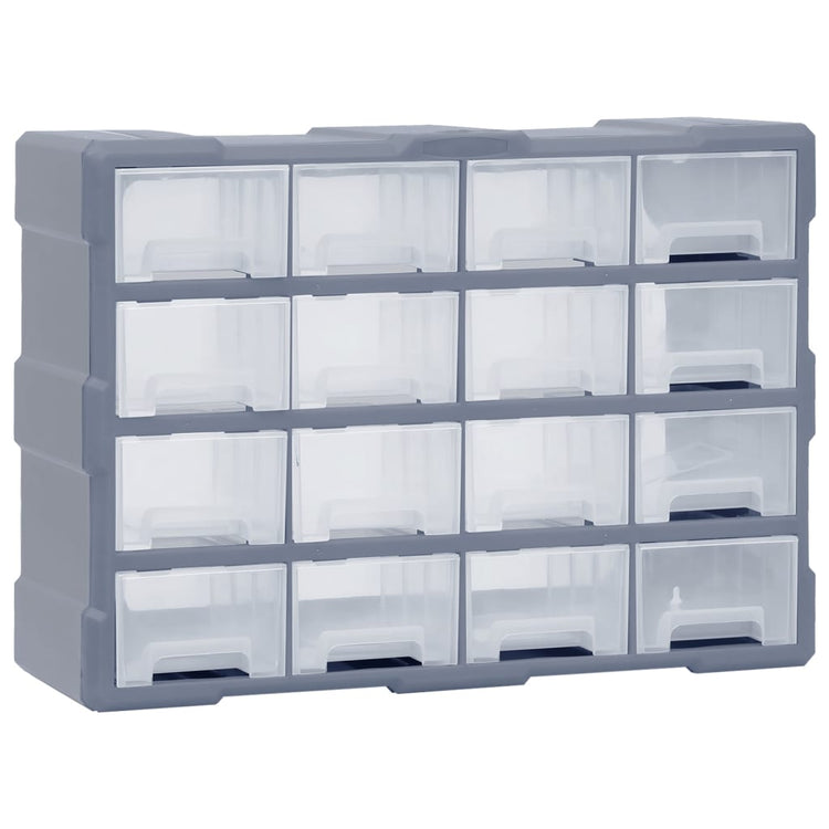 Vidaxl organiser met 16 medium lades 52x16x37 cm