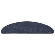 Vidaxl trapmatten zelfklevend 10 stuks 56x17x3 cm blauw halfrond - afbeelding 3