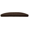 Vidaxl trapmatten zelfklevend 10 stuks 56x17x3 cm bruin halfrond